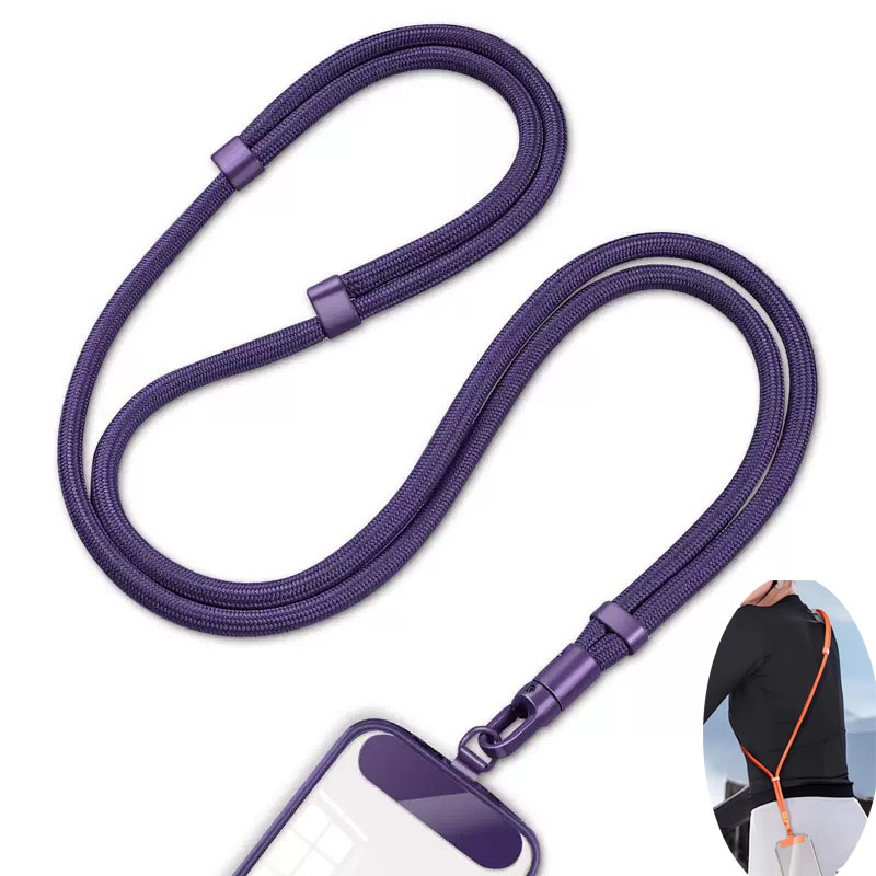Crossbody Lanyard Neck Strap Case - Universele telefoonkoord met clip Verbeterde anti-drop