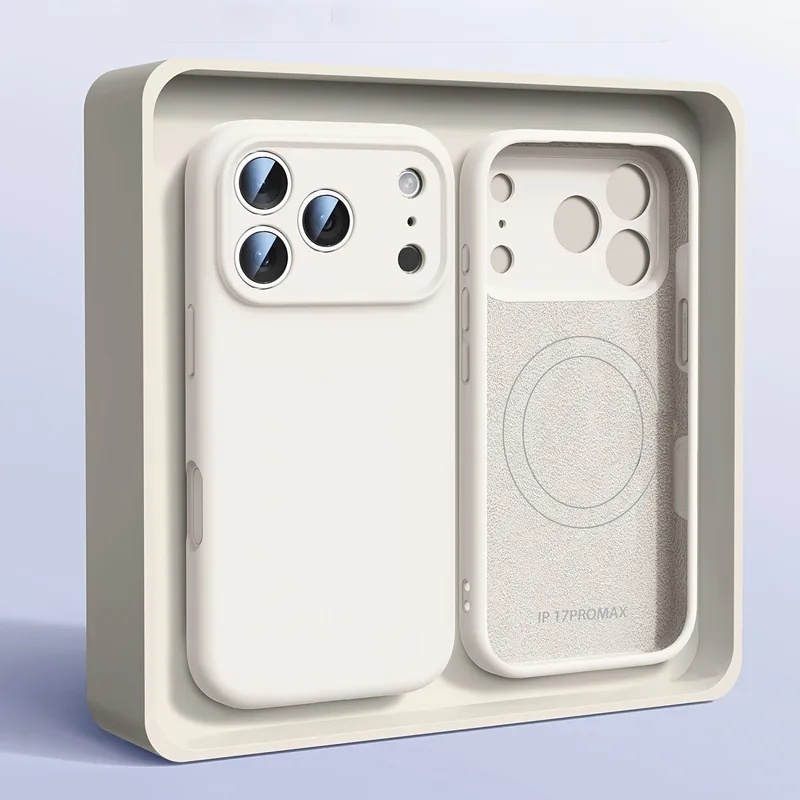 Liquid Silicone Magnetic Phone Case - Magnetische originele vloeibare siliconen telefoonhoes voor