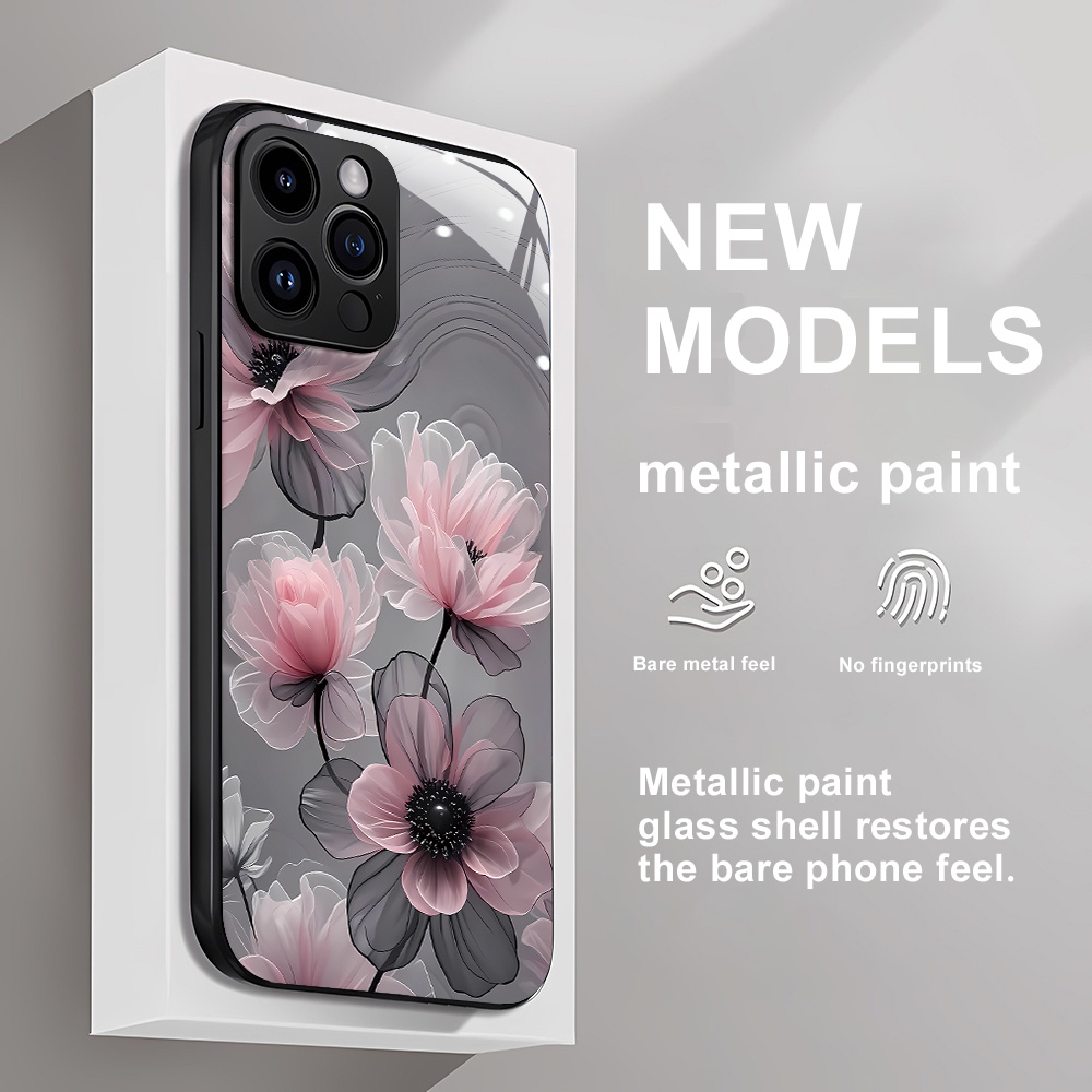 Screen Protectors - Bloem Gehard Glas Case Voor iPhone