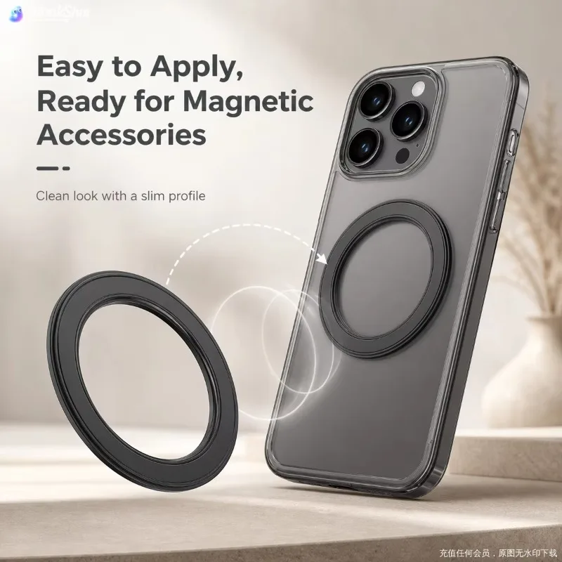 Phone Stands - Magsafe sterke magnetische ring telefoonhouder, zelfklevende