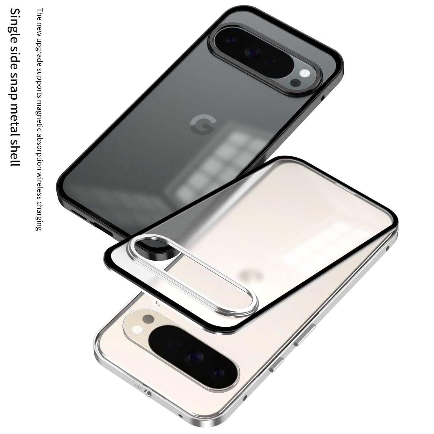 Metal Bumper Aluminum Frame Case - Aluminiumlegering bumper frame magnetisme 2-in-1 metalen
