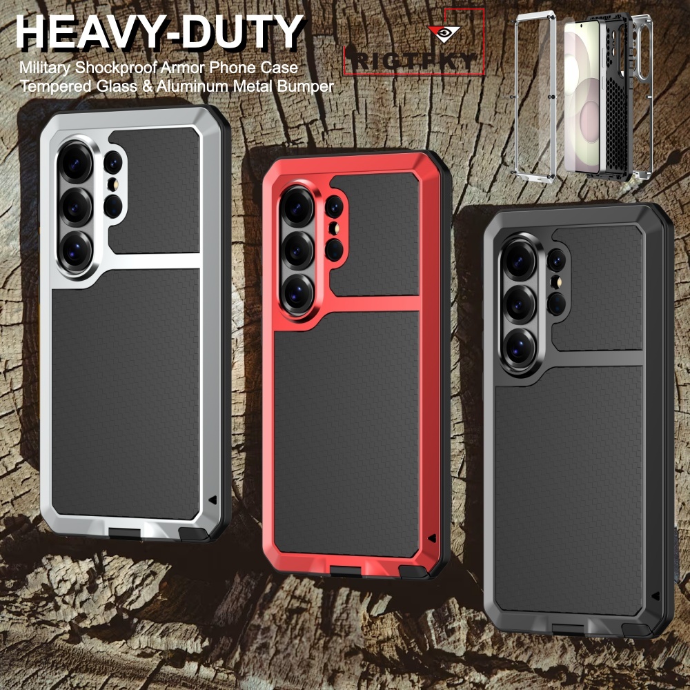 Heavy Duty 360 Full Body Protective Case - Hoesje voor Samsung S26 Ultra, S26
