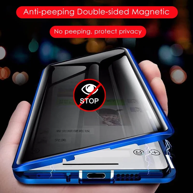 Telefoonhoesje met volledige l - Anti Spy Privacy Glass Case recensie en prijs