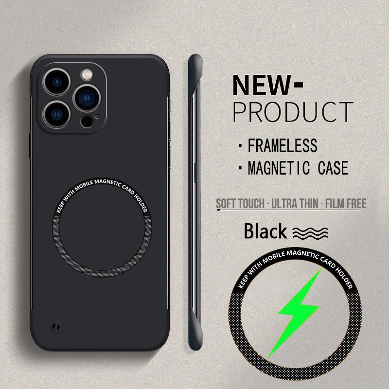 Voor Magsafe Magnetische Frame - Ultra Thin Frameless Phone Cover recensie en prijs