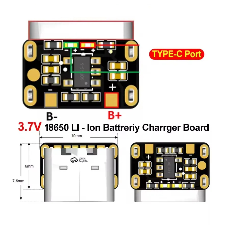1-50PCS Type-C 18650 Lithium B - Power Banks recensie en prijs
