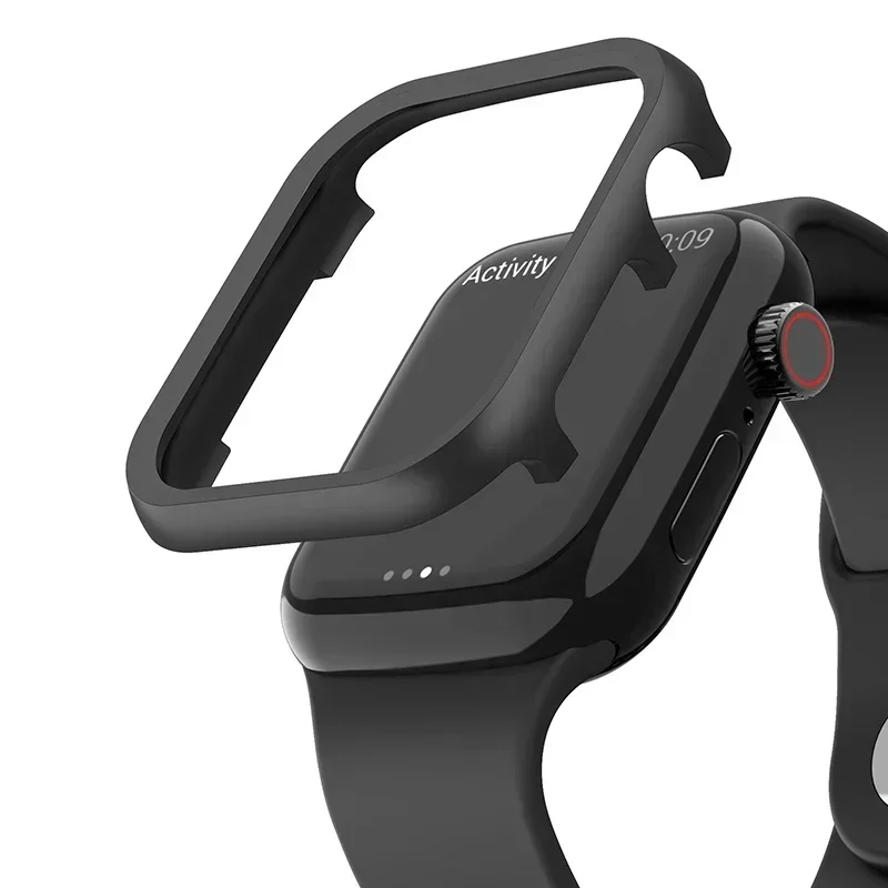 Voor iWatch SE Serie 10 9 8 7  - Metal Bumper Aluminum Frame Case recensie en prijs
