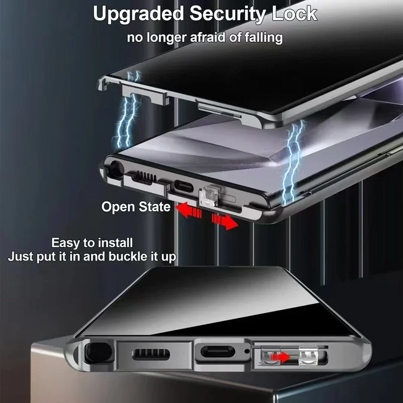 Metalen Telefoon Case dubbelzi - Anti Spy Privacy Glass Case recensie en prijs