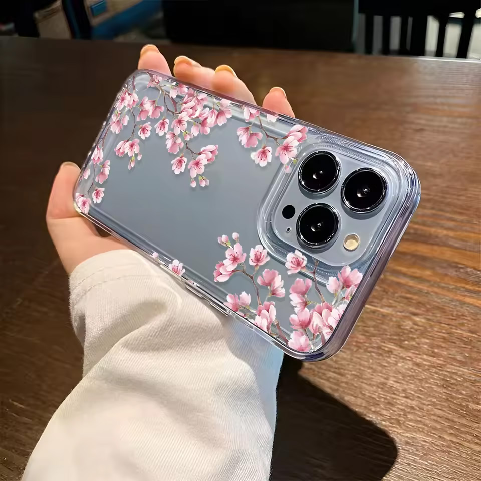 Meisjes Bloemen Transparante T - Clear Shockproof Bumper Case recensie en prijs