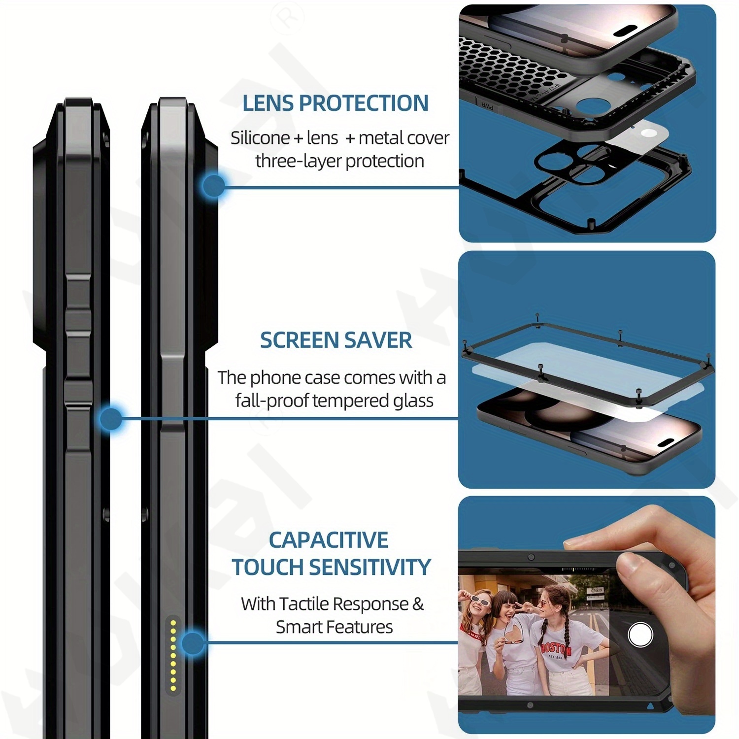 Geschikte hoes voor iPhone 18  - Heavy Duty 360 Full Body Protective Case recensie en prijs