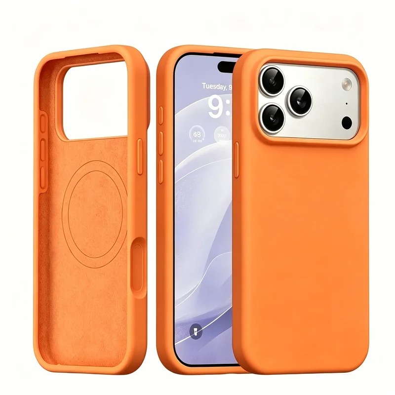 Magnetische siliconen hoes voo - Liquid Silicone Magnetic Phone Case recensie en prijs
