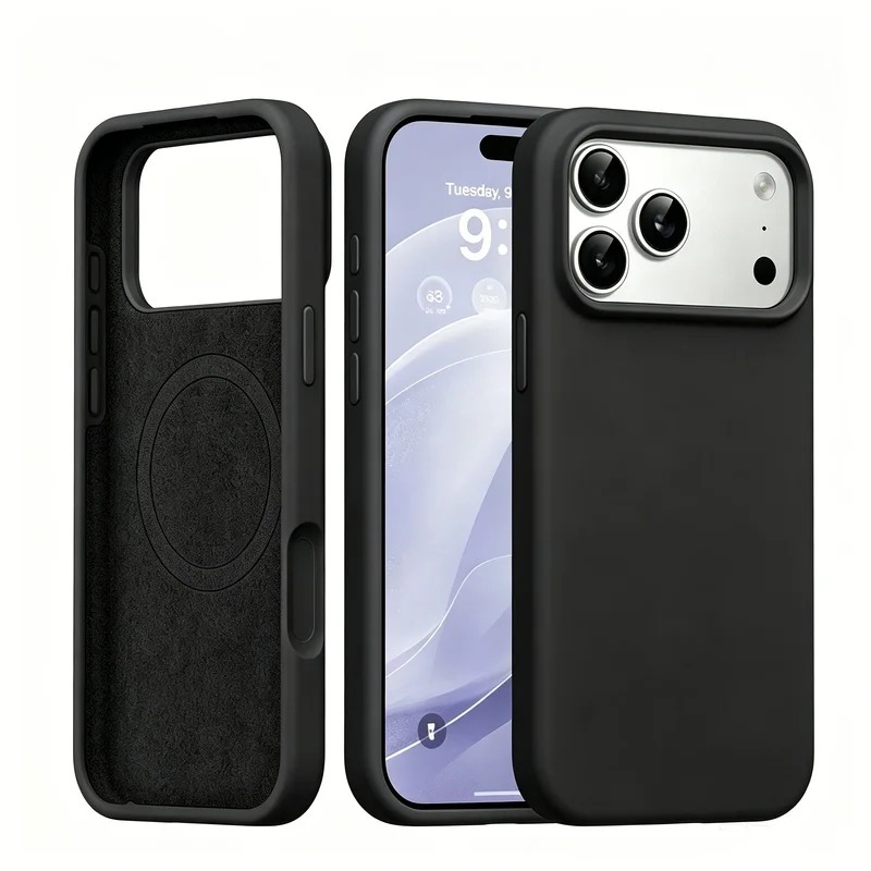 Magnetische siliconen hoes voo - Liquid Silicone Magnetic Phone Case recensie en prijs
