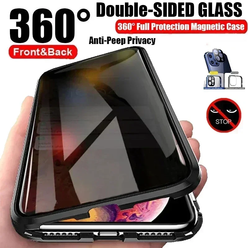 Privacybeschermende hoes tegen - Anti Spy Privacy Glass Case recensie en prijs