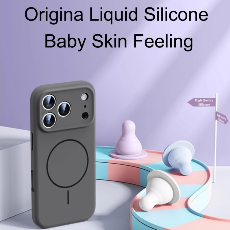 Luxe vloeibare siliconen hoes  - Liquid Silicone Magnetic Phone Case recensie en prijs