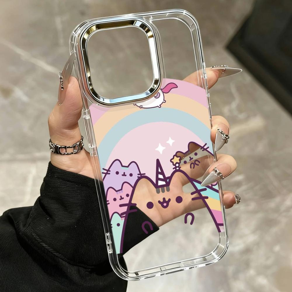 Cartoon Pusheen Kat Matte Tran - Clear Shockproof Bumper Case recensie en prijs