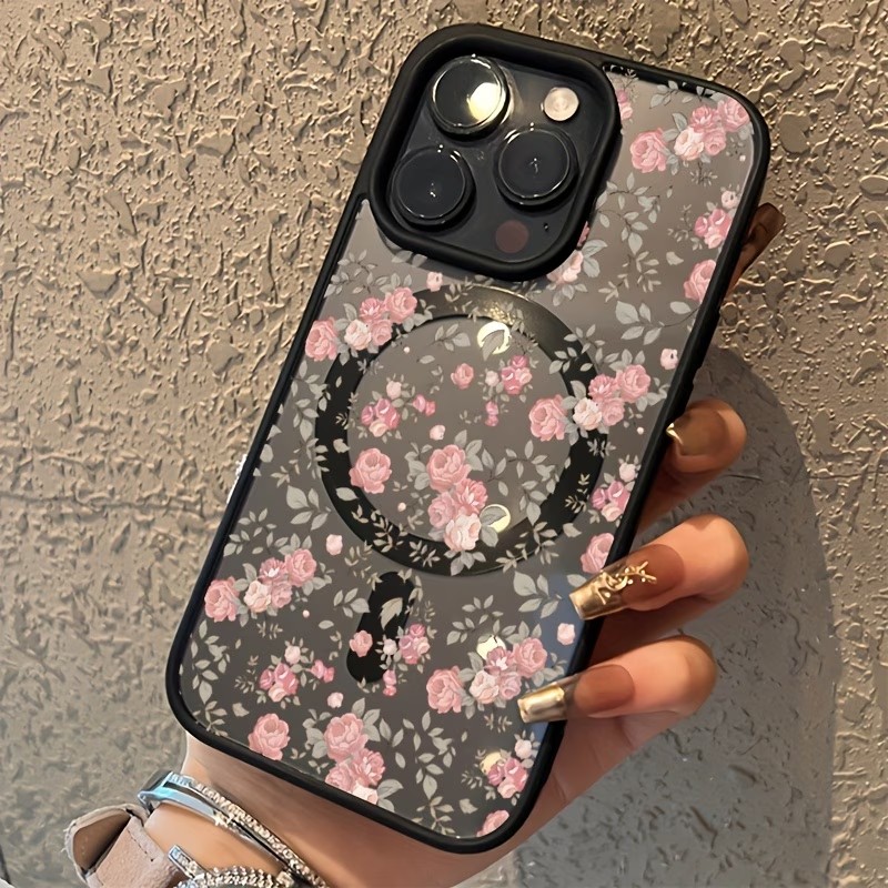 Roze Kleine Rozen Transparante - Clear Shockproof Bumper Case recensie en prijs