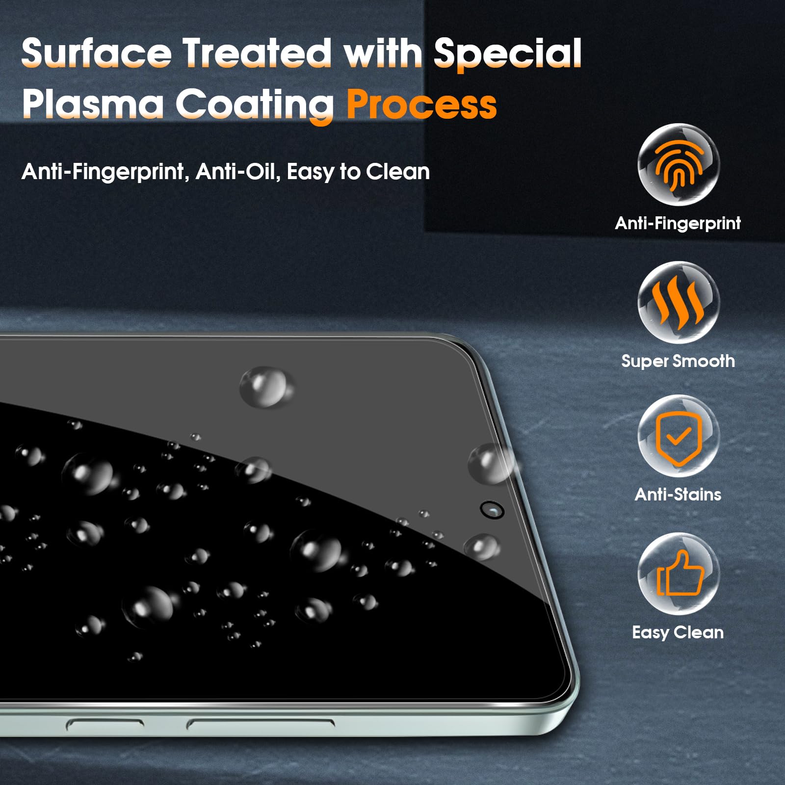 Anti Spy Screen Protector voor - Anti Spy Privacy Glass Case recensie en prijs