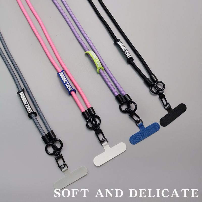 Lange effenkleurige crossbody  - Crossbody Lanyard Neck Strap Case recensie en prijs