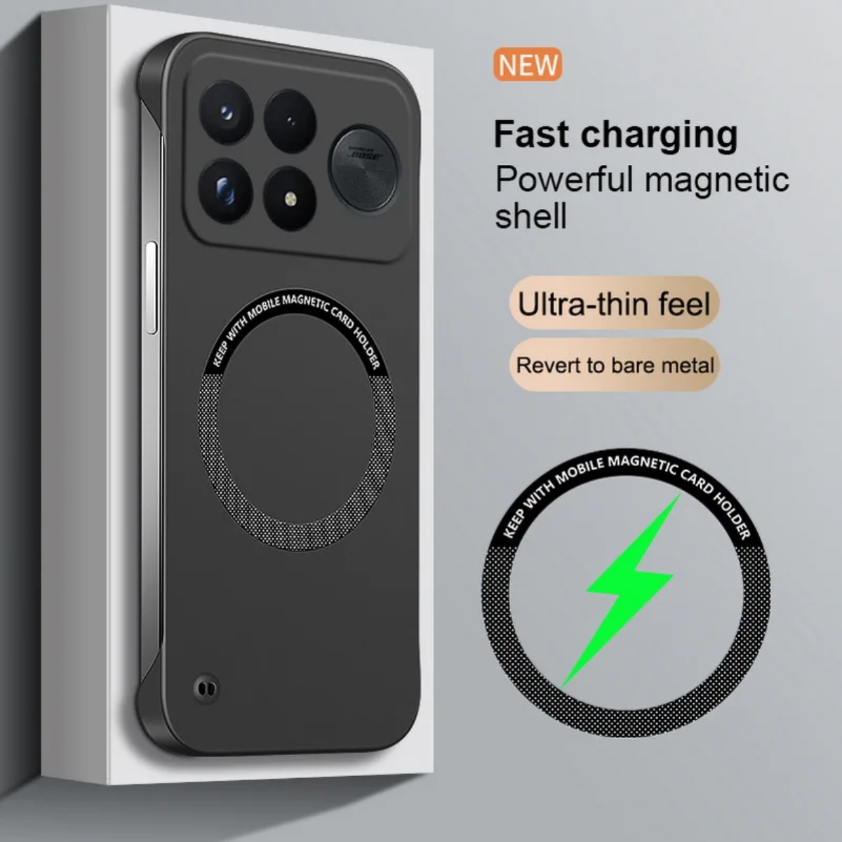 Ultradunne, randloze hoes voor - Ultra Thin Frameless Phone Cover recensie en prijs